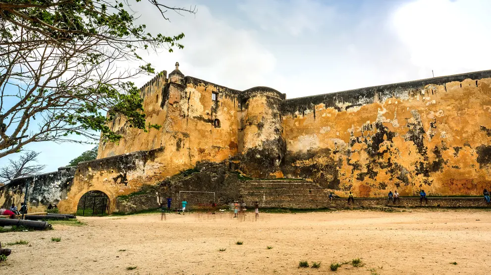  Fort Jesus i Mombasa er en av Kenyas UNESCO-attraksjoner