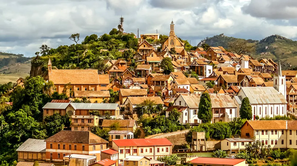 Den sjarmerende byen Fianarantsoa er sentrum for Madagaskars vinproduksjon