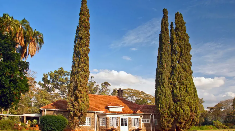 Karen Blixens hus og tidligere afrikanske gård i Nairobi